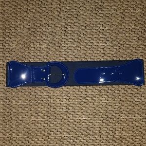 NWOT Stretchy Blue Waist Belt